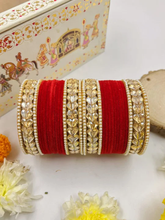 Red Velvet Bangles
