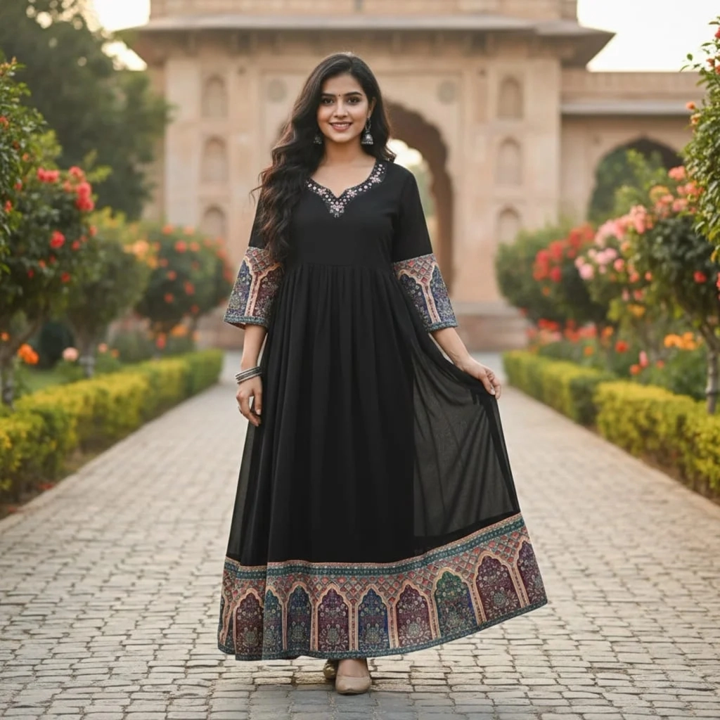 Anarkali Style Maxi Dress