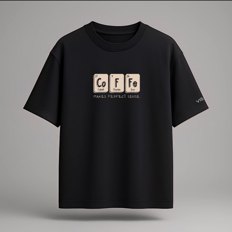 Coffee Chemistry Oversized Visky T-Shirt