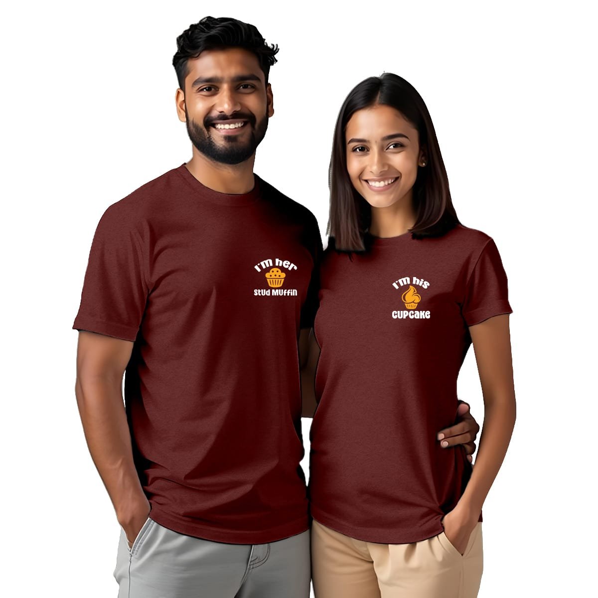 Couple T-Shirt Set – Stud Muffin & Cupcake