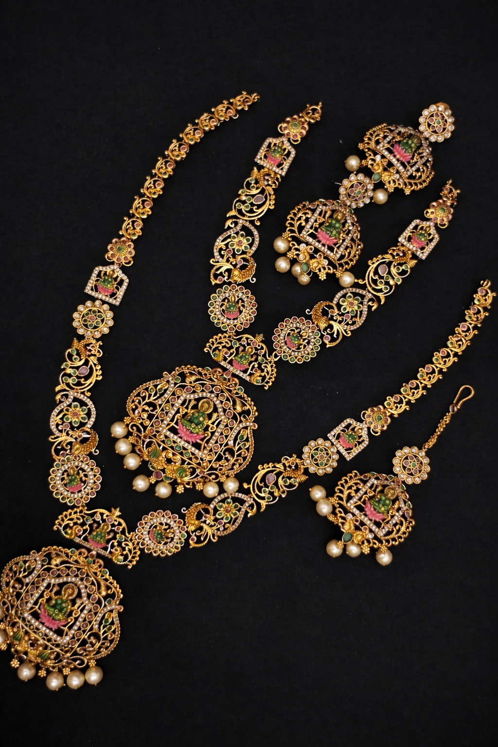 1 Gram Matte Jewellery Kamble Set