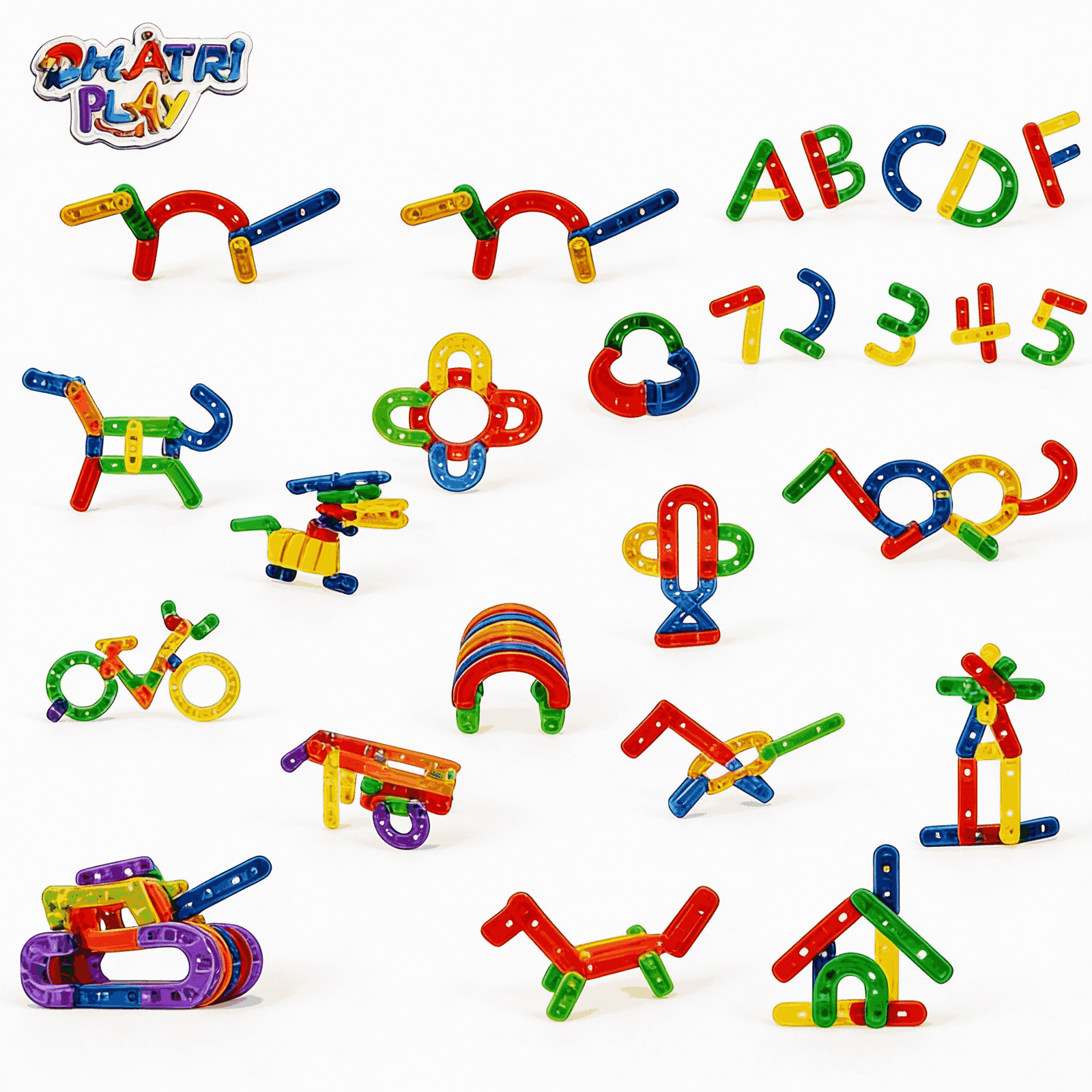 Magnetic Building Blocks Construction Set for Kids