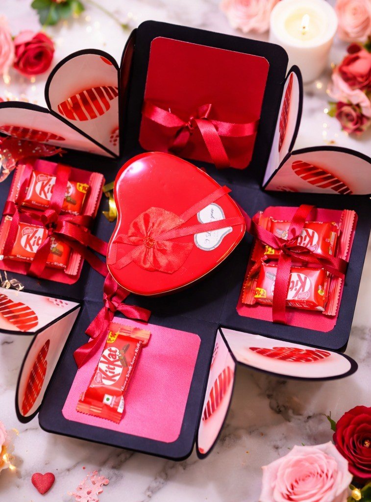 Romantic Explosion Gift Box | Gift Box With Chocolates