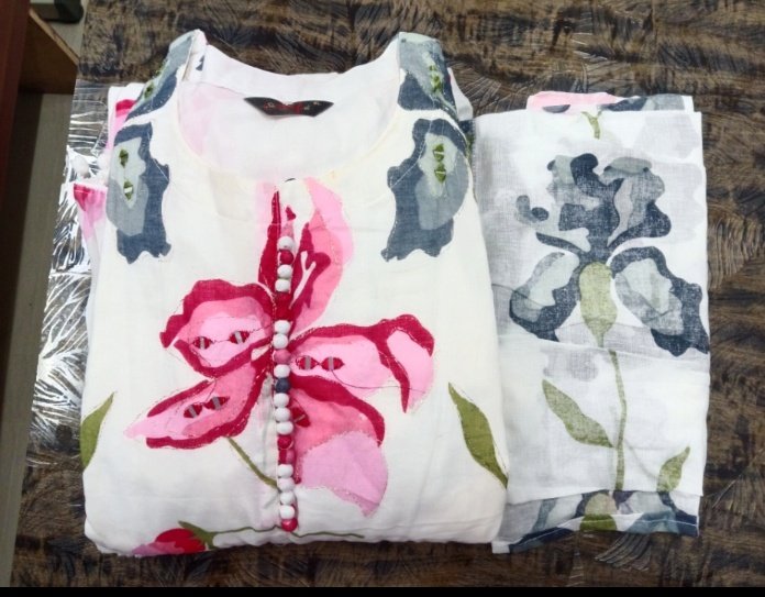 Mul cotton long frock 