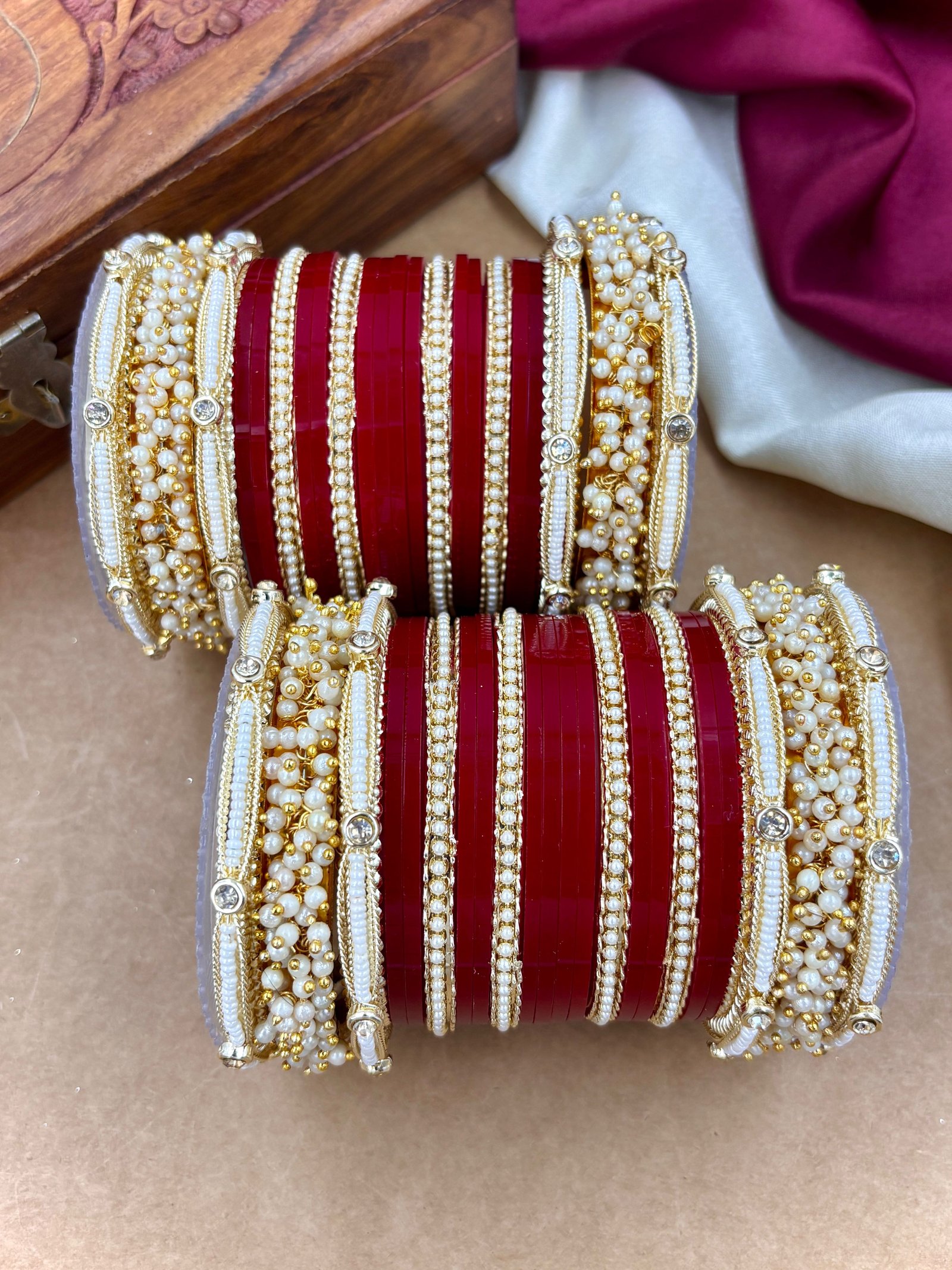 Punjabi chuda |  Handcrafted Pearl Punjabi Chuda Se