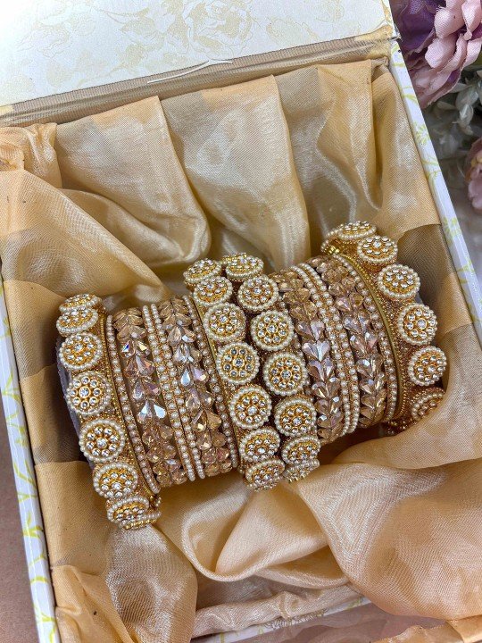 Wedding Chuda Hitesh Stone Studded Royal Bridal Set