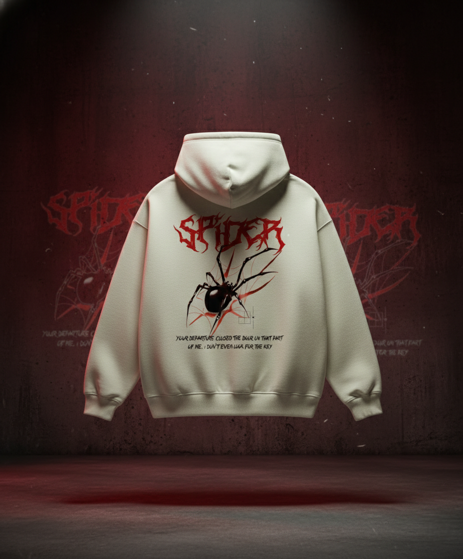 Web of Absence Boxy Hoodie for Top Wear online India