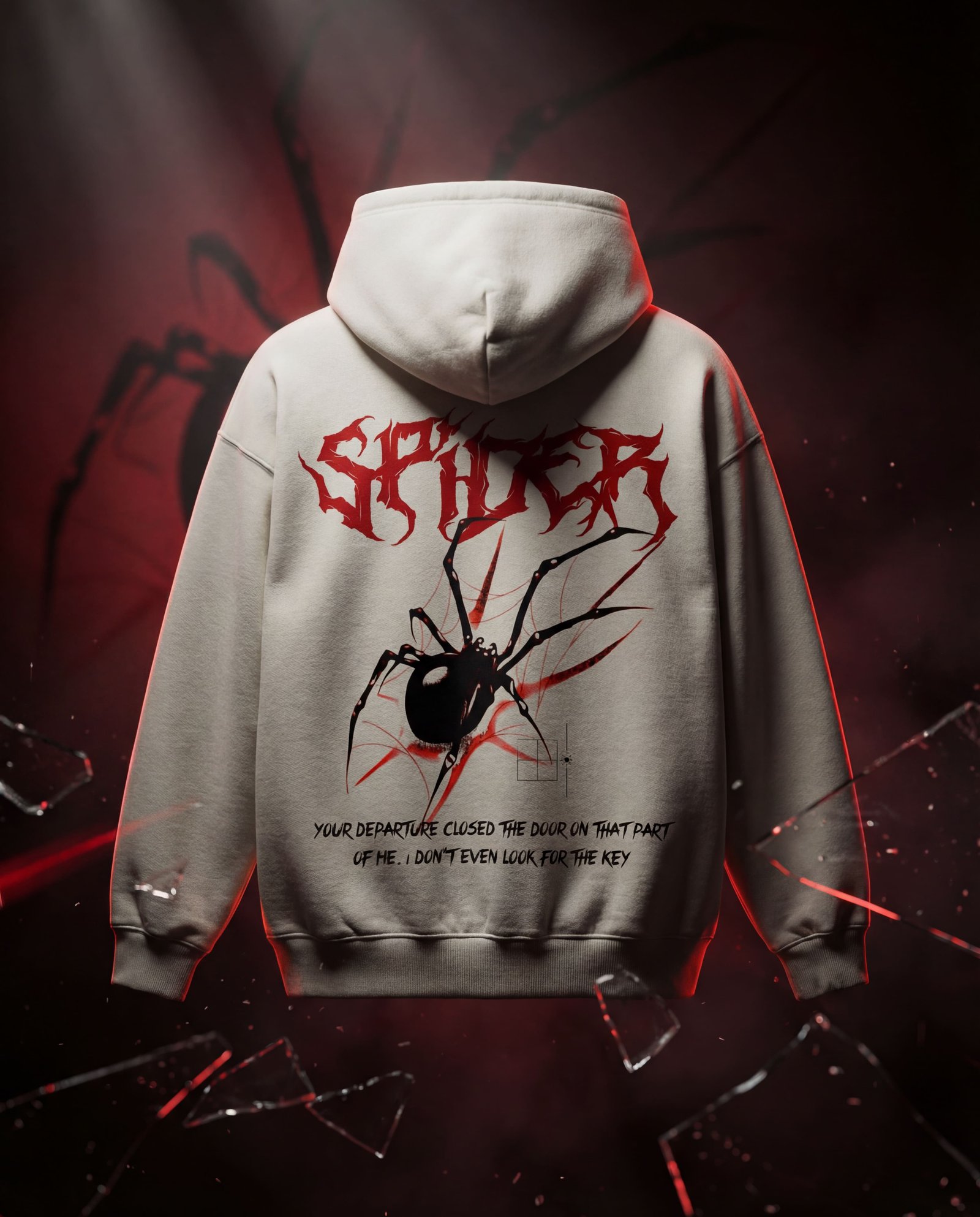 Web of Absence Boxy Hoodie for Top Wear online India