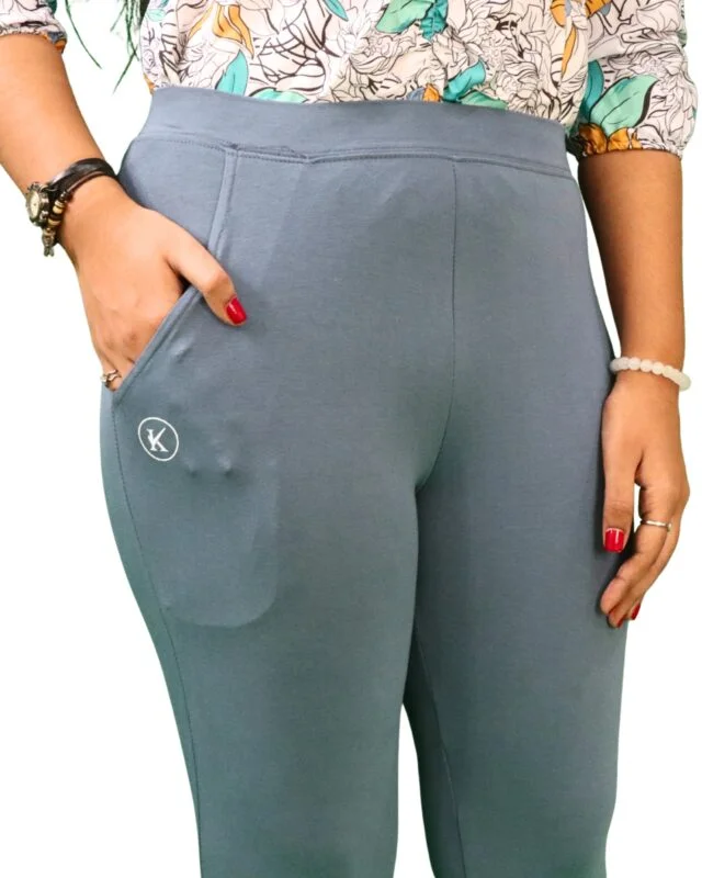 Kimai’s Ankle Length Leggings with Pocket Bio Wash Fabric 3 for Women’s Clothing online India