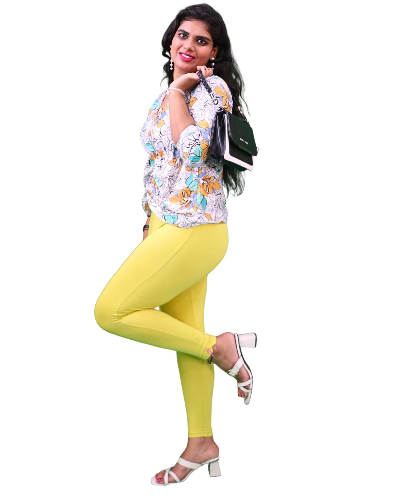 Kimai’s Ankle Length Leggings with Pocket Bio Wash Fabric 3 for Women’s Clothing online India