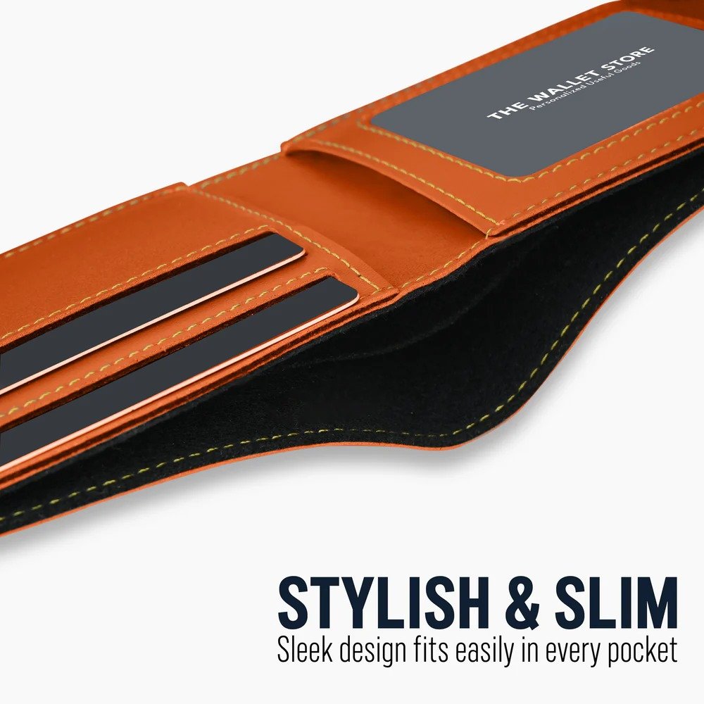 Customised PU Leather Wallet for Men with Name and Picture, Personalised Card Holder for Gifting to Husband, Brother, Father or Friend for Bags online India