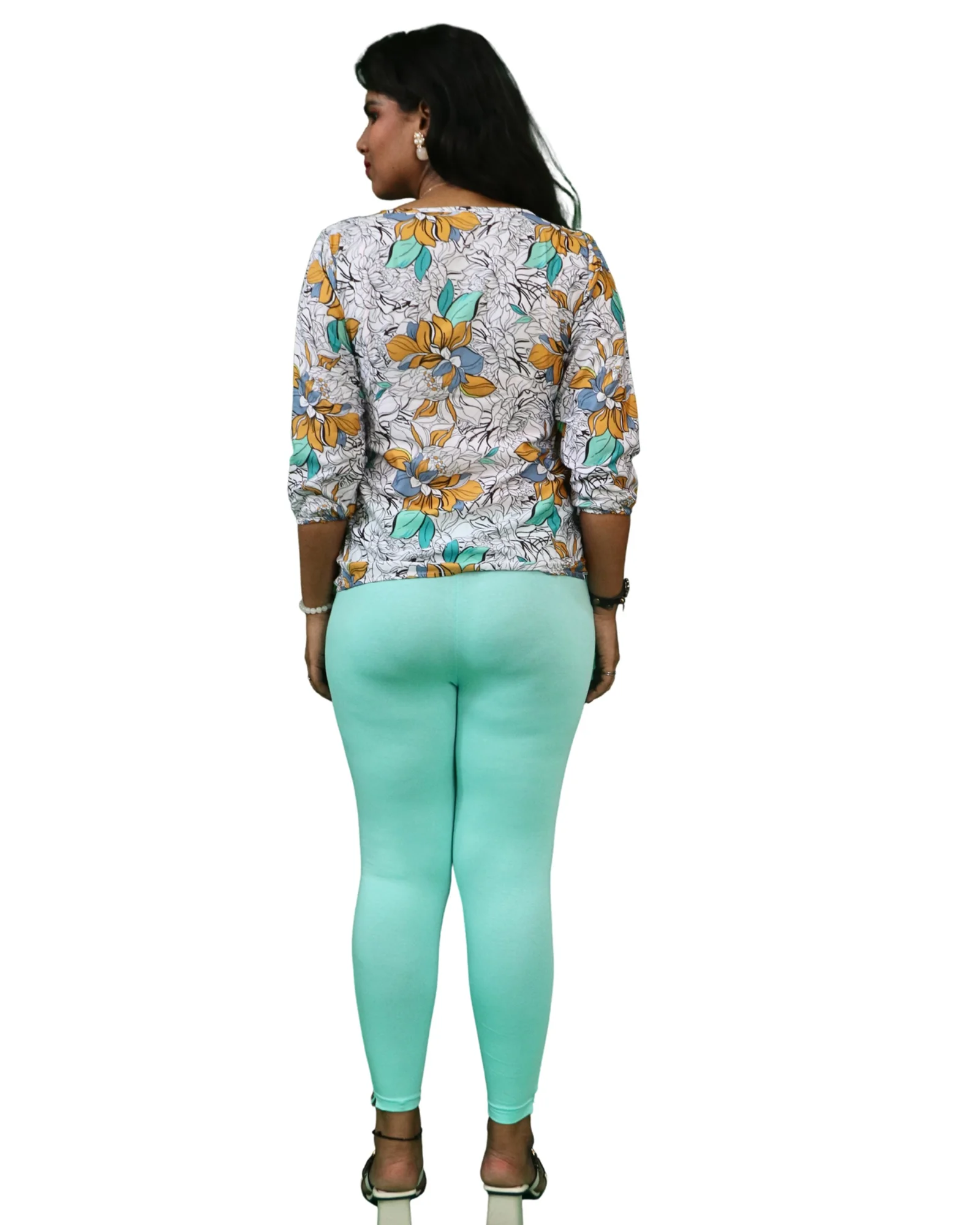 Kimai’s Ankle Length Leggings with Pocket Bio Wash Fabric 5 for Women’s Clothing online India