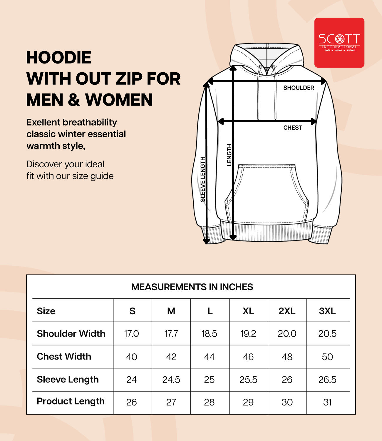 Navy Blue HOODIES WITHOUT ZIP 300 GSM for Top Wear online India