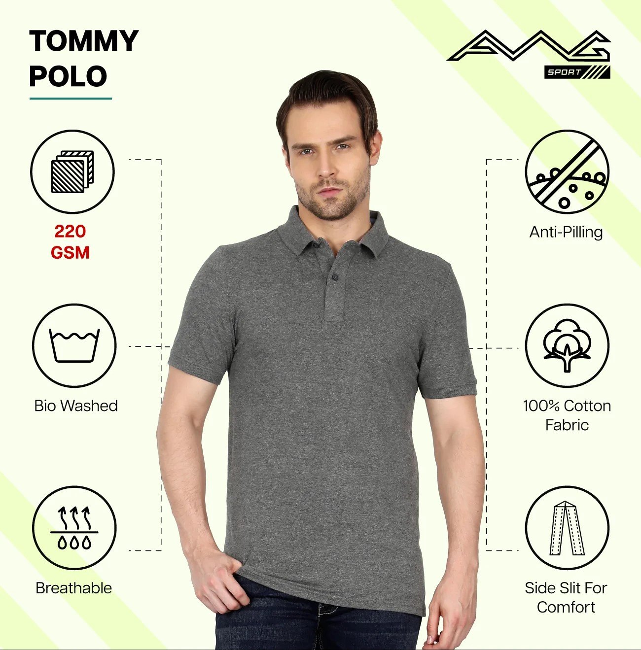 TOMMY Men's Polo T shirt for Top Wear online India
