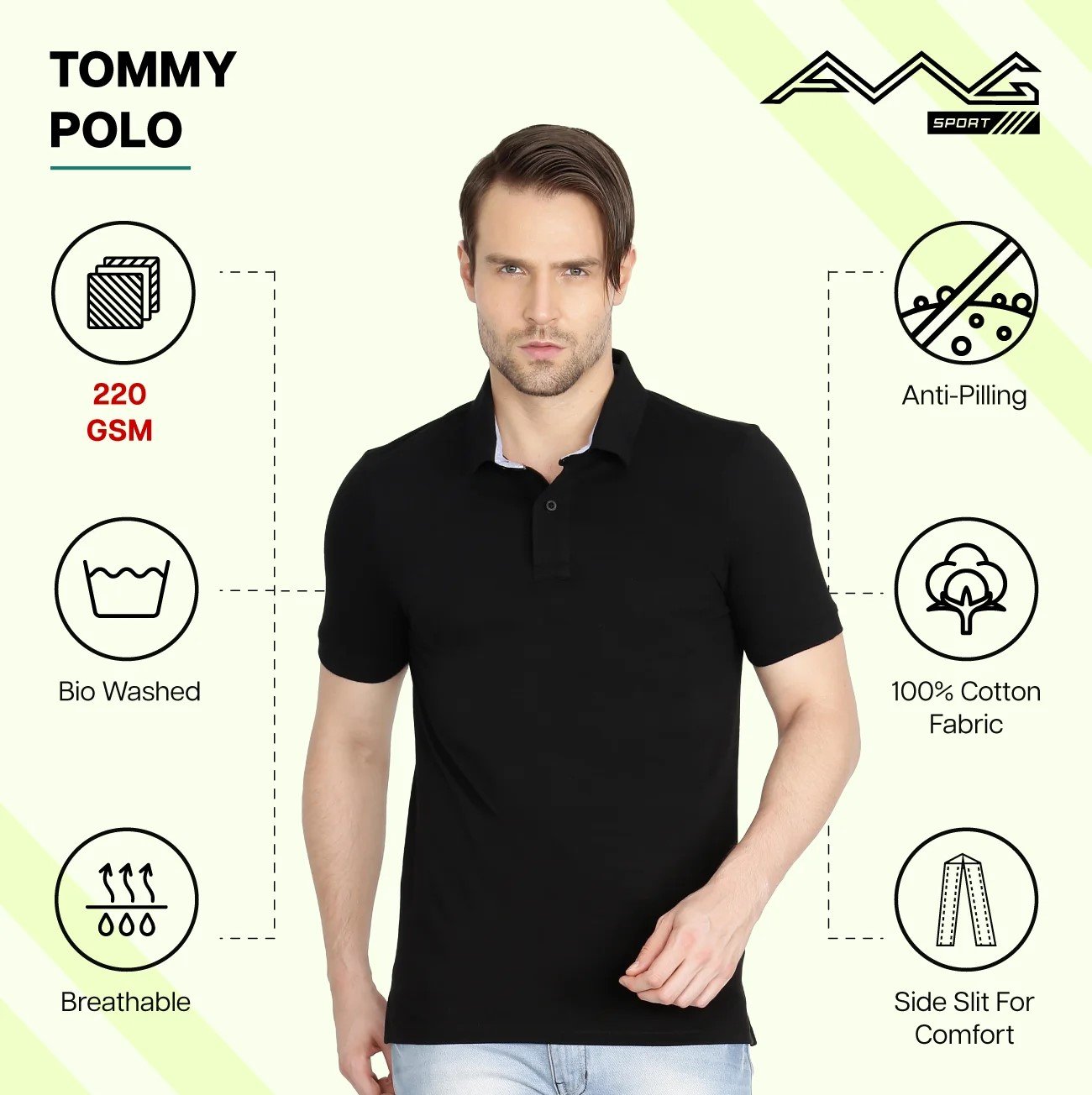 TOMMY Men's Polo T shirt for Top Wear online India