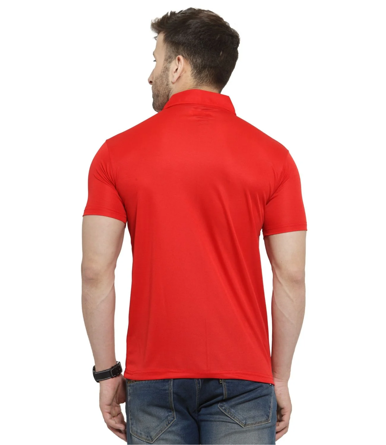 AWG Men's CRACKLE POLO TEE for Top Wear online India