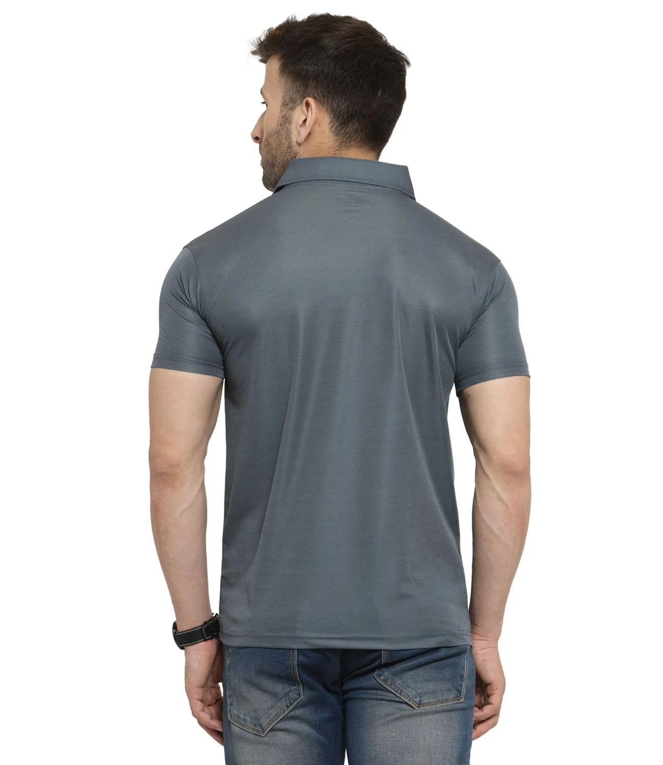 AWG Men's CRACKLE POLO TEE for Top Wear online India