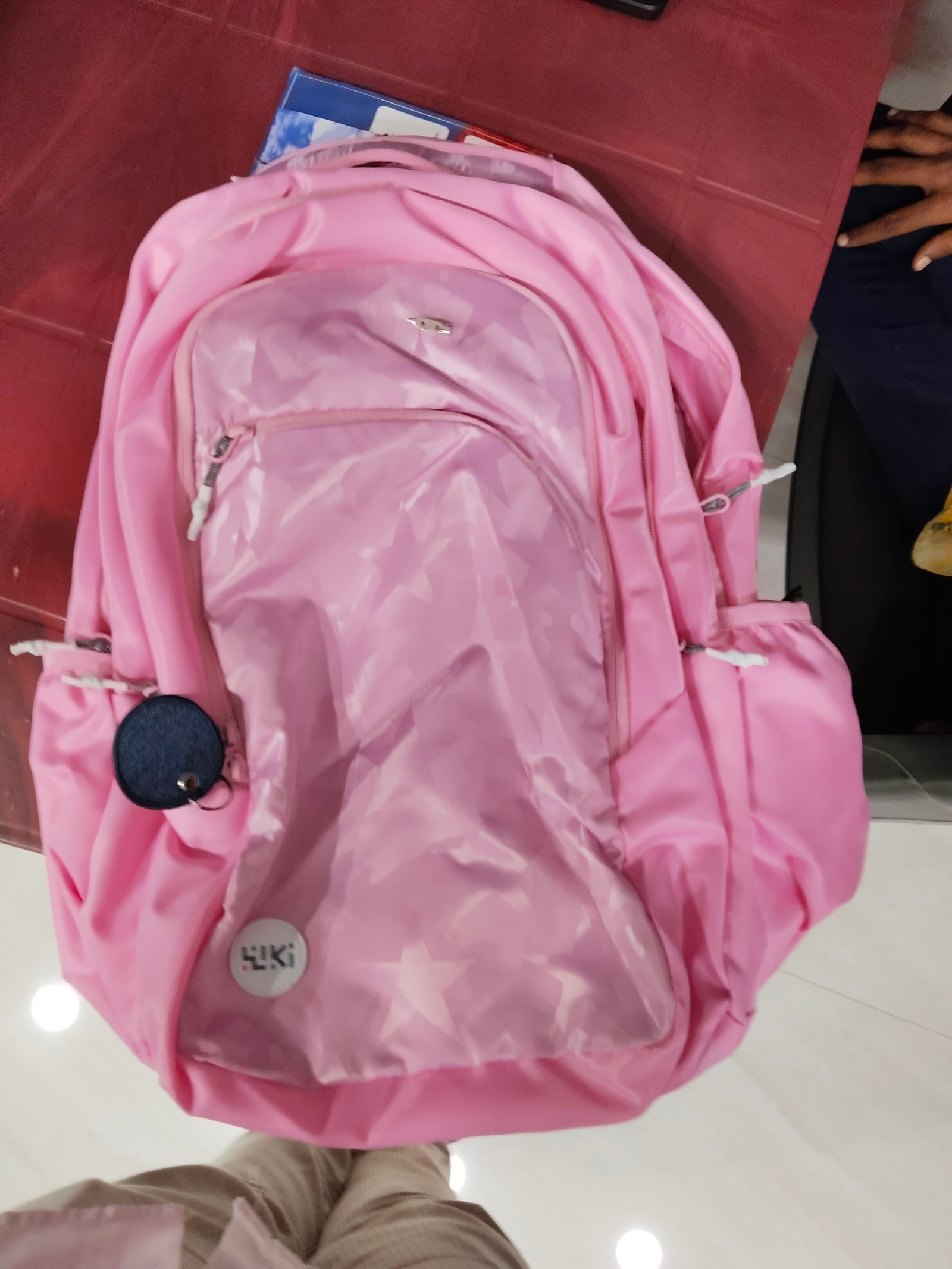 Wiki Charm 38 Pink Backpack