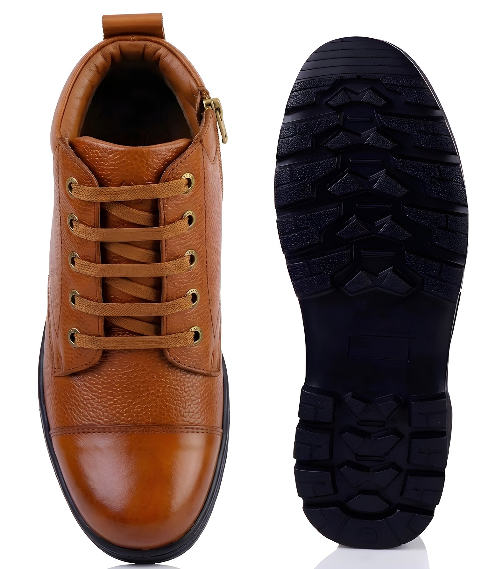 Latest Premium Genuine Mild Leather Police Boots for Men | Heavy Duty Tactical Safety Work Boots for Men’s Footwear online India