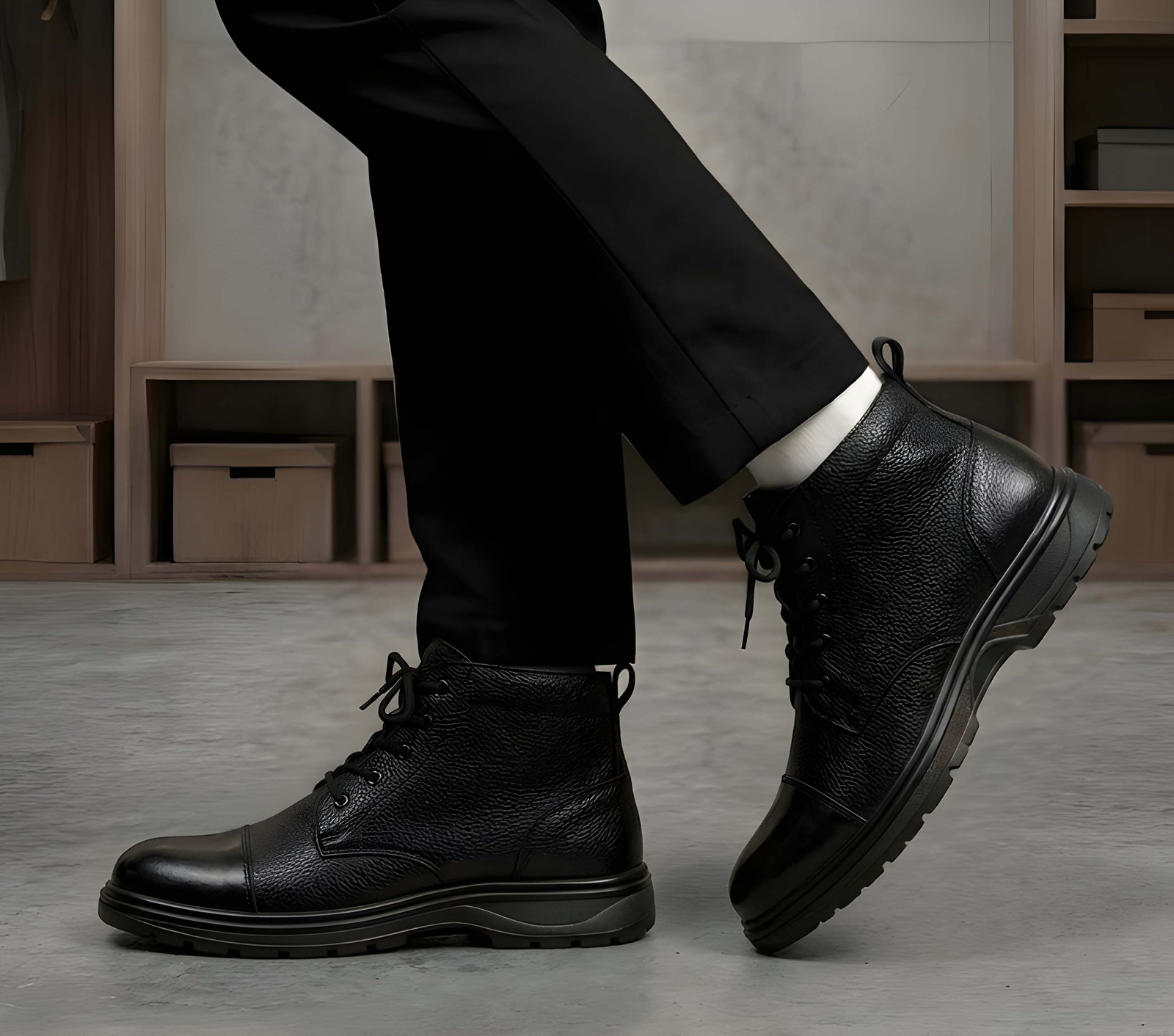 Latest Heavy Duty Safety Tactical Work Boots | Durable Anti-Slip Industrial Security Shoes For Men