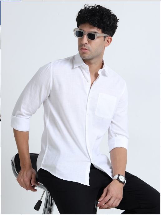 Men's Casual Button-Down Shirt for Effortless Style for Formal Wear online India