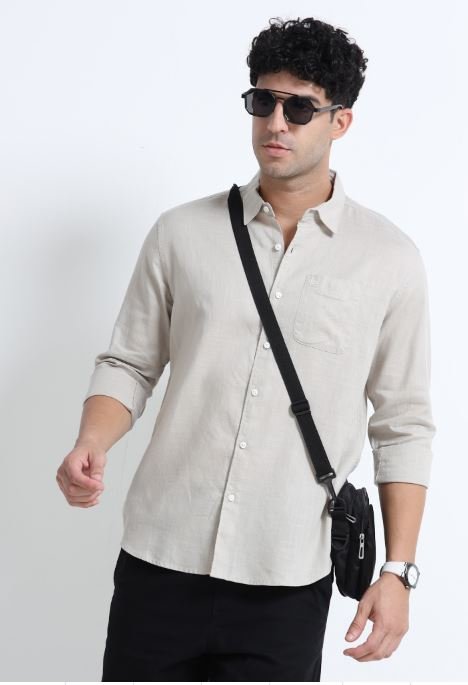 Men's Casual Button-Down Shirt for Effortless Style for Formal Wear online India