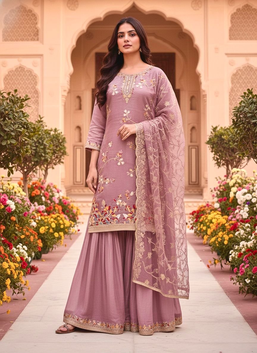 Plazzo Set with PREMIUM DESIGNER READYMADE for Western Wear online India