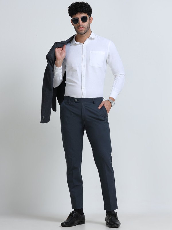 MEN’S FORMAL COTTON TROUSER 4WAY LYCRA for Bottom Wear online India