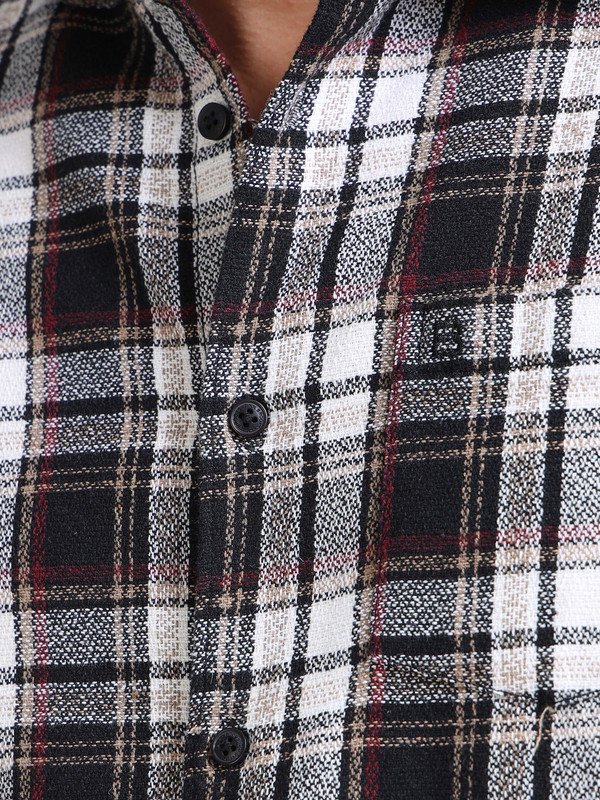 Men’s Plaid Casual Shirt | Full Sleeve | Button-Down | Regular Fit | Smart Casual Wear for Top Wear online India
