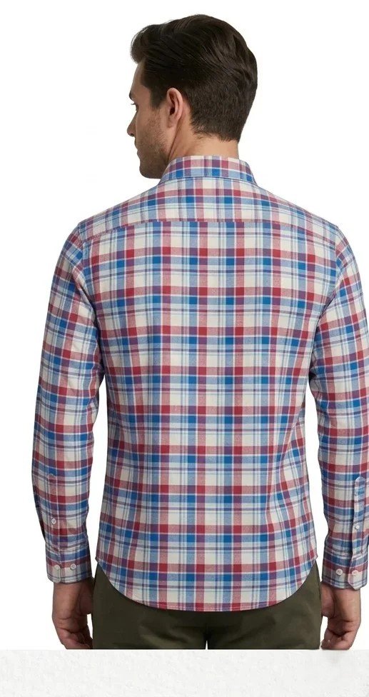 Men’s Multicolour Plaid Cotton Shirt for Formal Wear online India