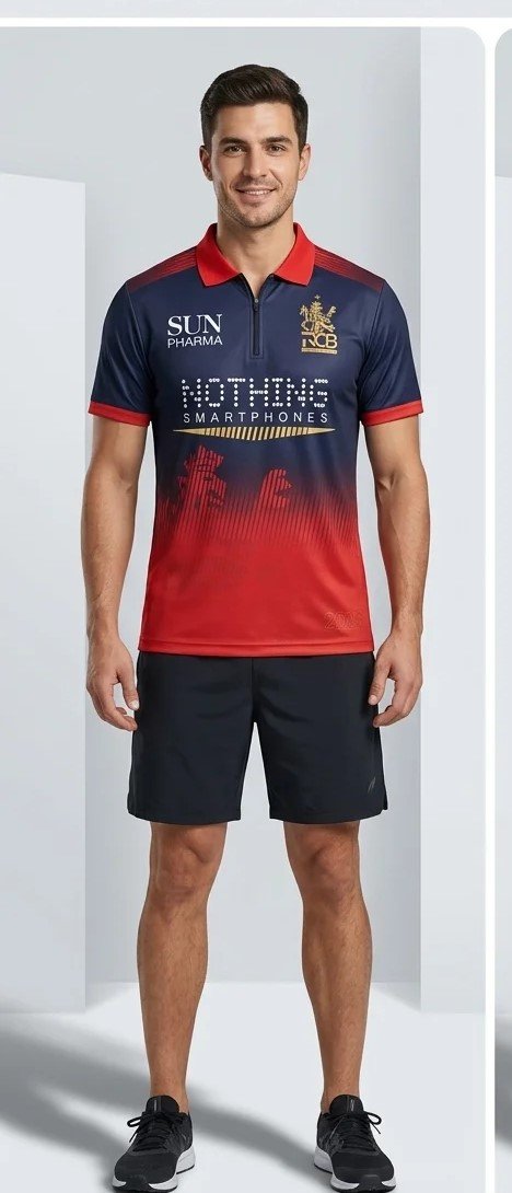 IPL jersey of Royal Challengers Bengaluru RCB