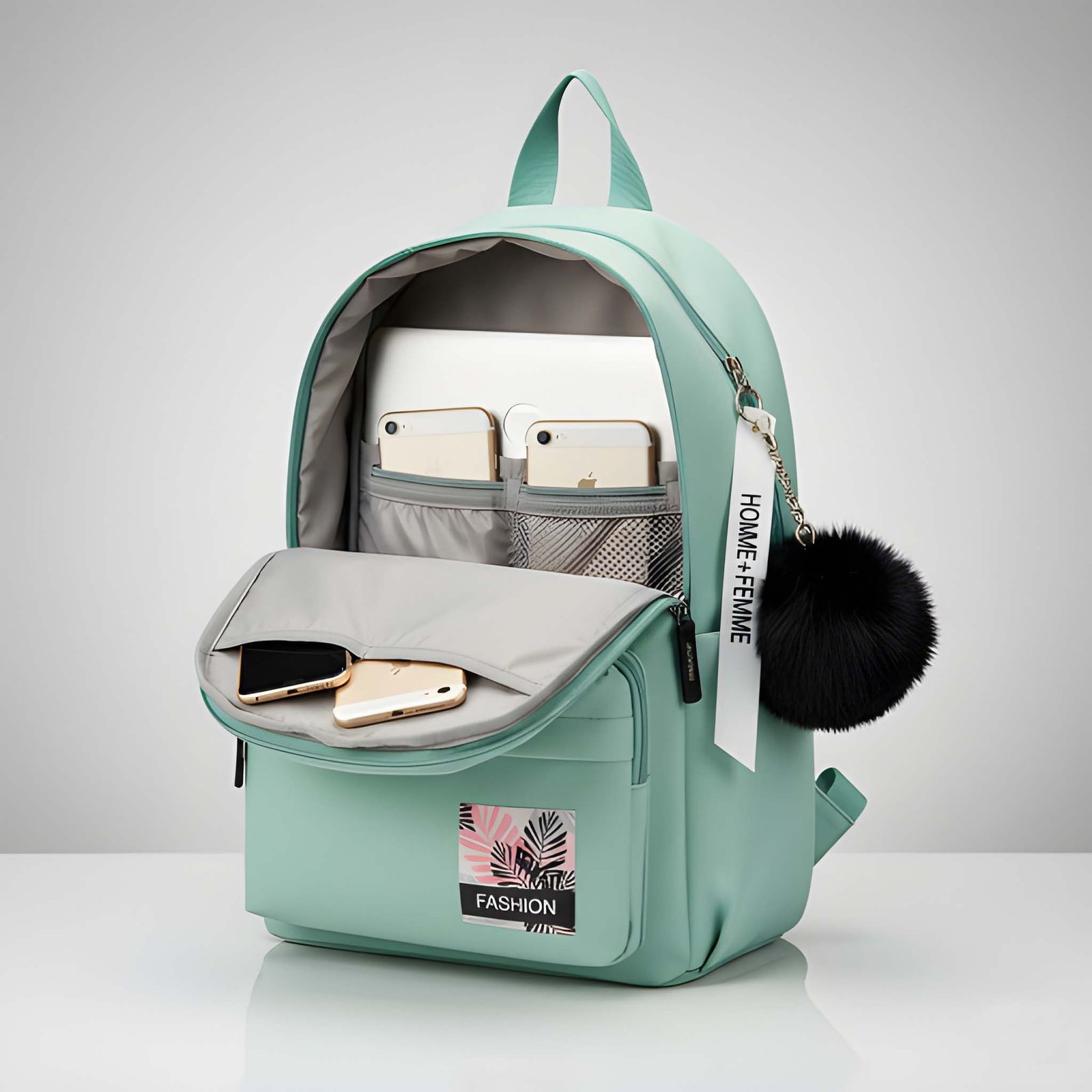 Women’s Trendy Pink Backpack | Soft PU Leather Everyday Bag with Adjustable Straps & Dual Carry Handles for Bags online India