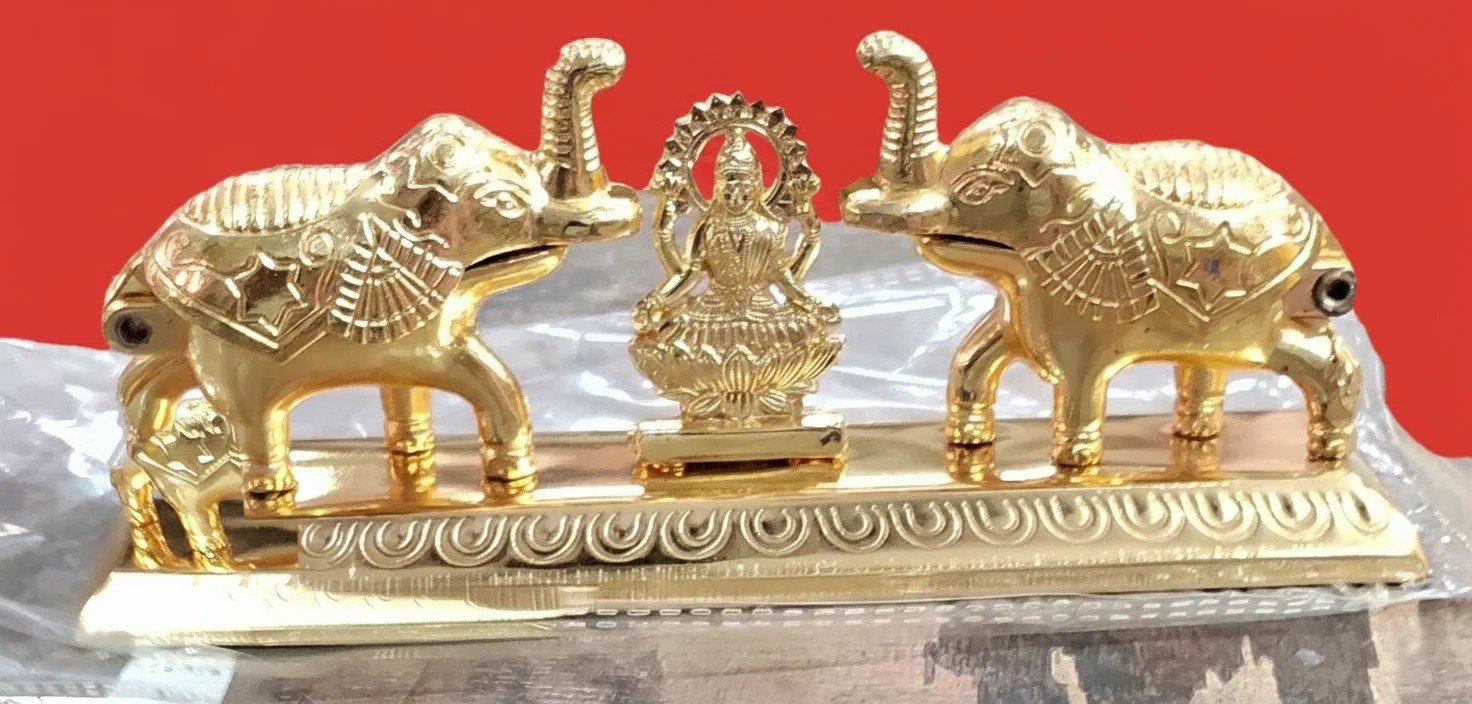 Pooja article Gajalakshmi Kumkum Box
