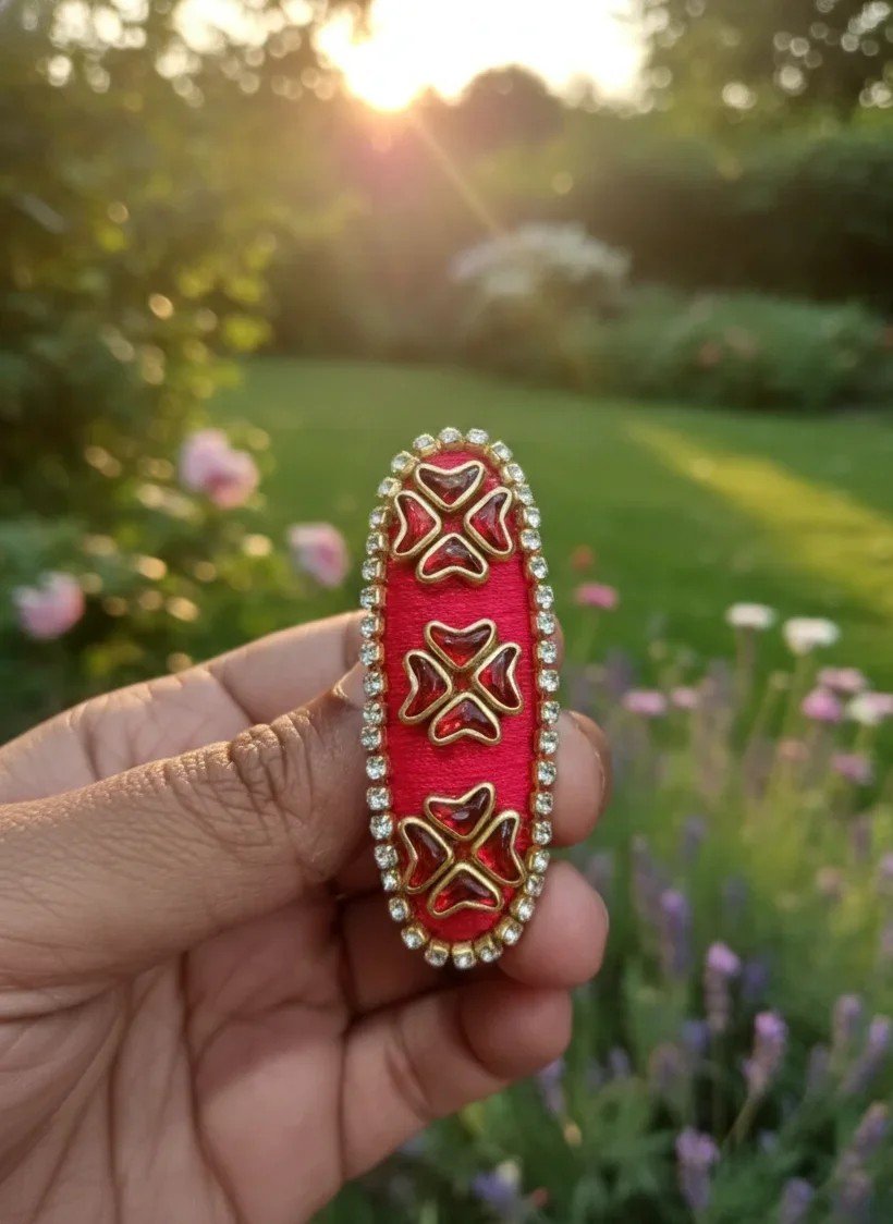 Designer  single Saree Pin | Bridal  single Saree Pin